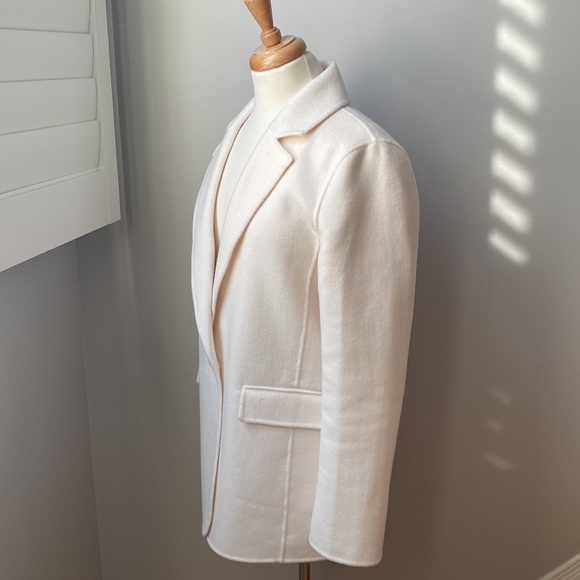 BANANA REPUBLIC Unlined Double-Faced Jacket in White - Picture 4 of 15